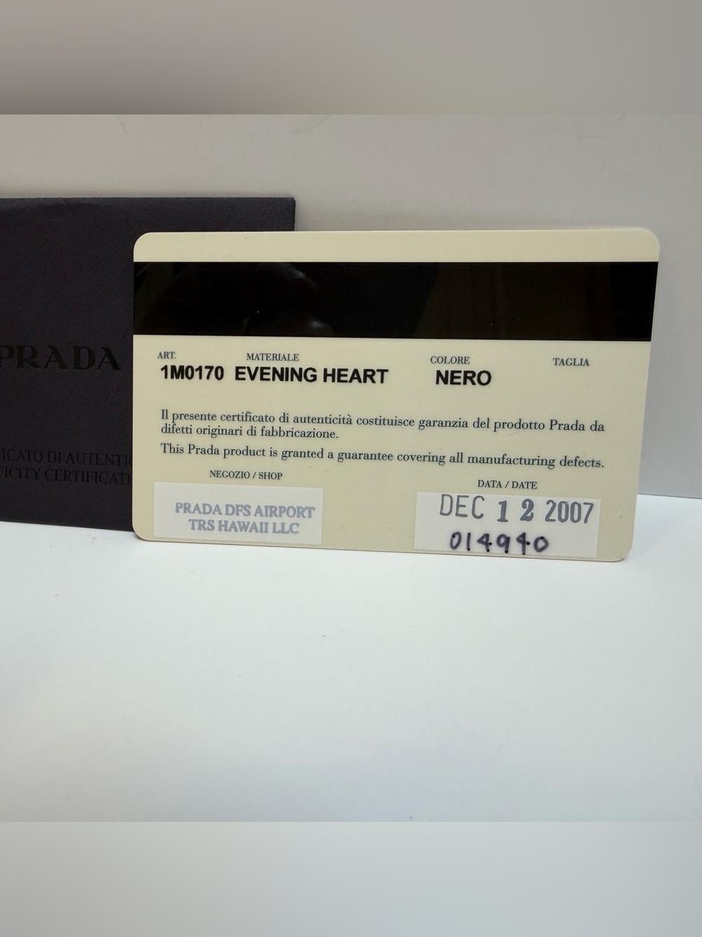 Prada Evening Heart Black Wallet EUC - Picture 4 of 16